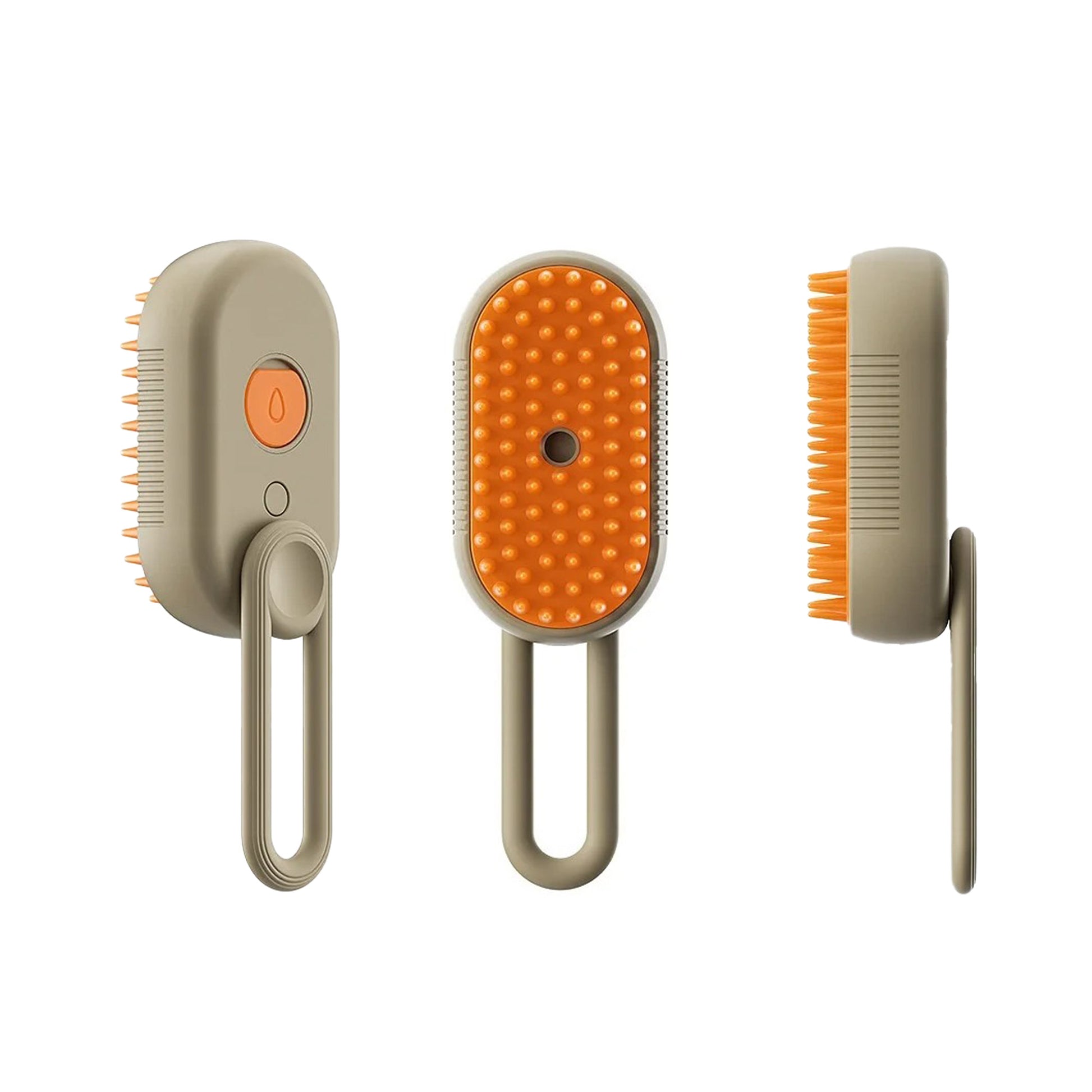 New Pet Spray Comb for Cats and Dogs Pet Electric Spray Hair Removal Comb One Key Spray Anti-Flying Massage Brush, Clean Massage
